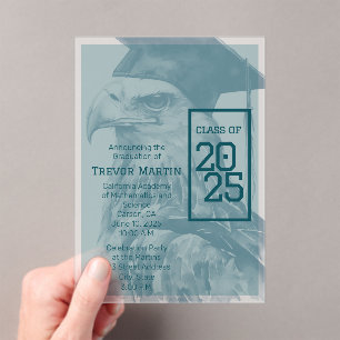 Unique Graduation Announcement Acrylic Invitation