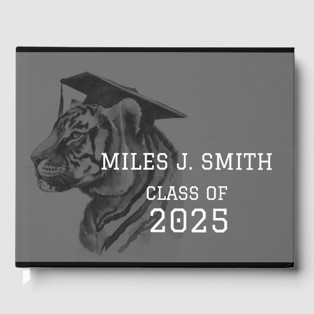 Unique Graduation Guest Book (Front)
