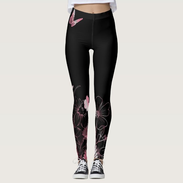 Unique graduation party portrait  leggings (Front)