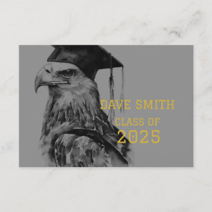 Unique Graduation RSVP Enclosure Card with QR Code