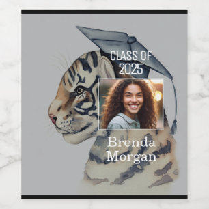 Unique Graduation Wine Label