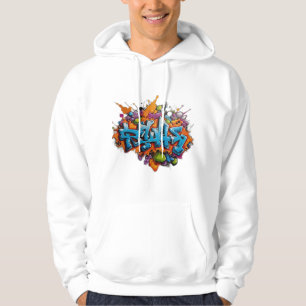 Unique graffiti hoodie