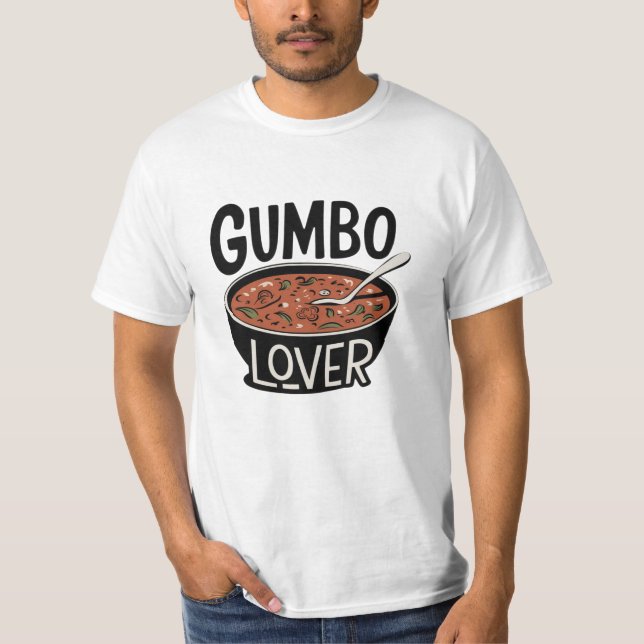 Unique Graphics for Gumbo Lovers T-Shirt (Front)
