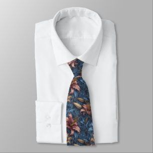 Unique Groomsman Gift Lilies Tie