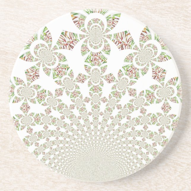 Unique Hakuna Matata Design: Serene Vibes Coaster (Front)