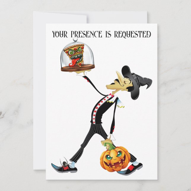 Unique Halloween Gathering Invitation (Front)
