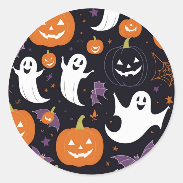 "Unique Halloween Stickers to Add a Touch of Spook (Front)