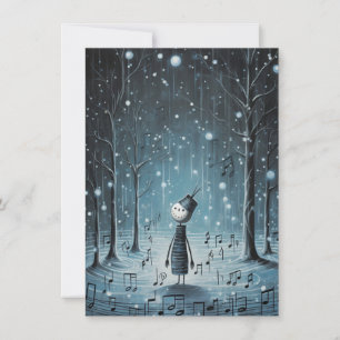 Unique Hand Drawn Christmas Cards