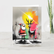 Unique Hand Drawn Christmas Cards