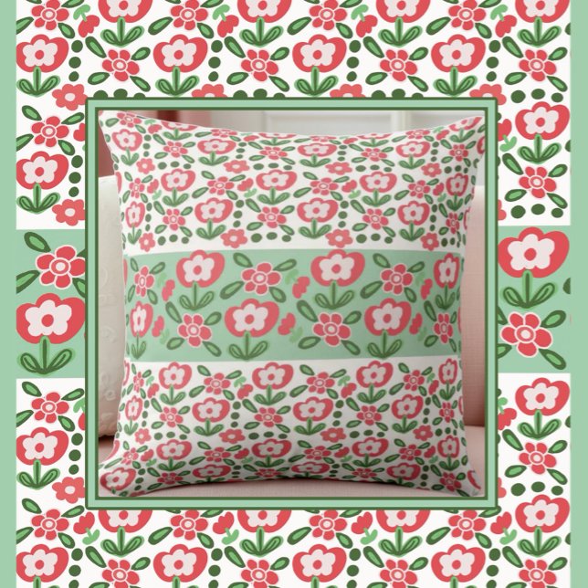 Unique Holiday Flower Pattern Cushion (Creator Uploaded)
