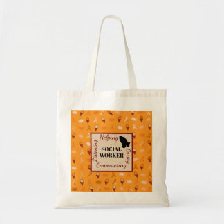 Unique Ice Cream Social Worker  Tote Bag
