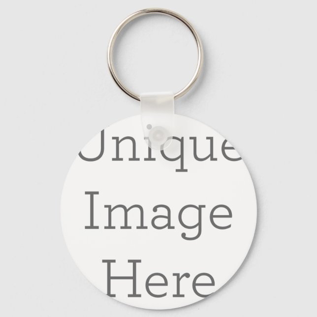 Metal Circle Keychain, 5.08 cm (Front)