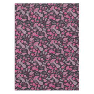 Unique In Pink/ Fall Pattern Tablecloth