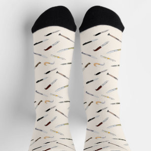 Unique Knife Collection Design Socks
