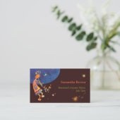 Unique Kokopelli Art Designer Business Cards (Standing Front)