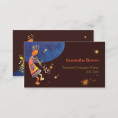 Unique Kokopelli Art Designer Business Cards (Front/Back)