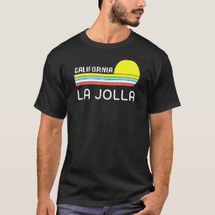 Unique La Jolla California Retro Sunset Graphic No T-Shirt