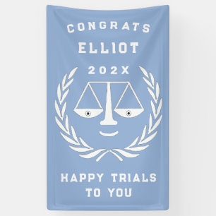 Unique Law School Graduation Banner