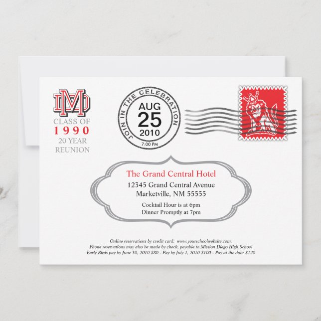 Unique "Letter" Invitation (Front)