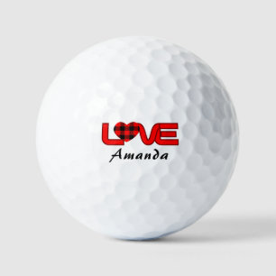 Unique Love Golf Ball for Women Golfing Leagues