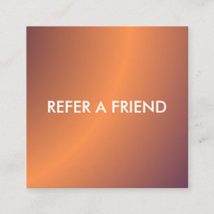 Unique Luxury Silver Glitter Salon Referral Card