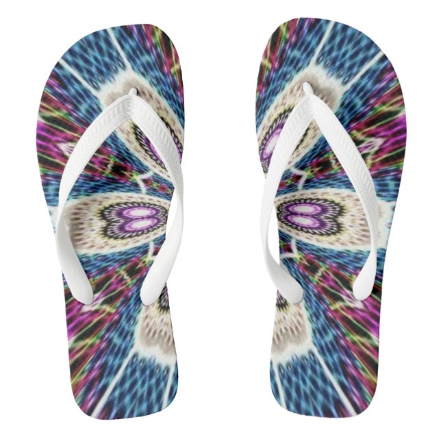 unique Mandala design Thongs (Footbed)