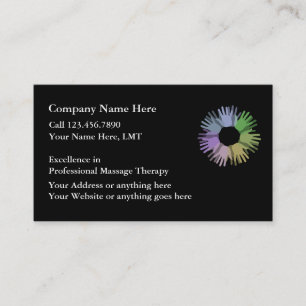 Unique Massage Business Cards