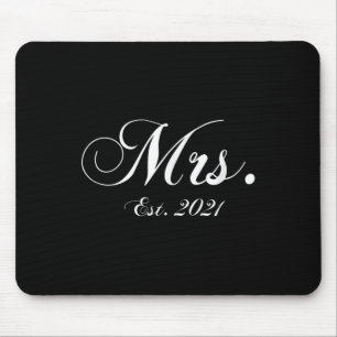 Unique Matching Honeymoons Gifts For Bride Mrs. Es Mouse Pad