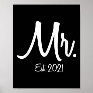 Unique Matching Wedding Gift For Bride & Groom Poster