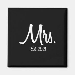 Unique Matching Wedding Gifts For Bride Groom Mrs. Magnet