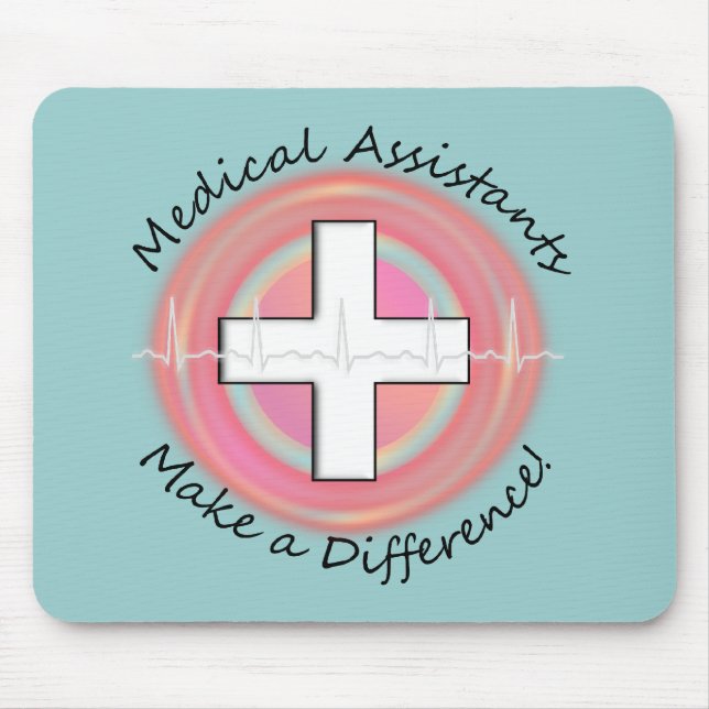 Unique Medical Assistant Gifts Mouse Pad (Front)