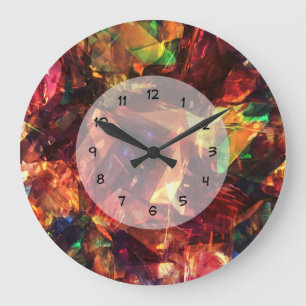 Unique Modern Abstract Designer Inspired Large Clock
