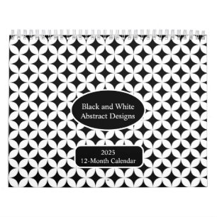 Unique Modern Minimalist Abstract Art 2025  Calendar