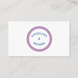 Unique Modern Minimalist Plain Enclosure Card
