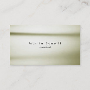 Unique Modern Minimalist Plain Simple Business Card