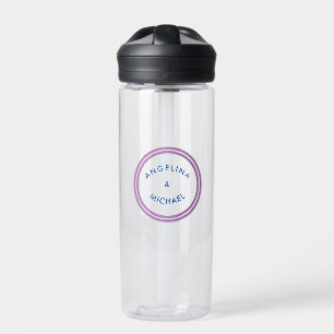 Unique Modern Minimalist Plain Water Bottle