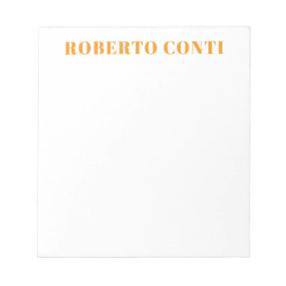 Unique Modern Plain Minimalist Notepad
