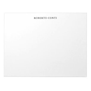 Unique Modern Plain Minimalist Notepad