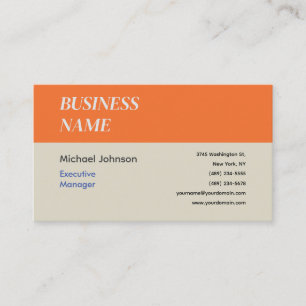 Unique modern professional design business card
