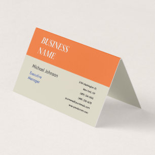 Unique modern professional design business card
