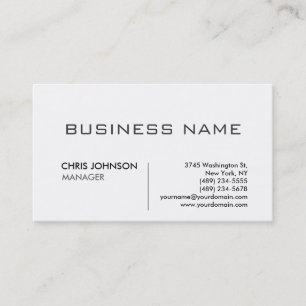 Unique modern professional design business card