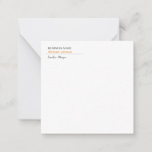 Unique modern professional minimalist profile card