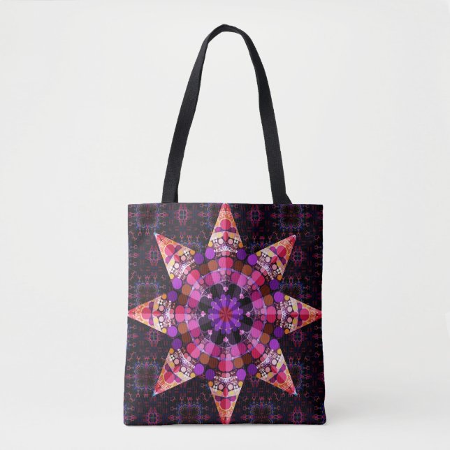 Unique Modern Star  Tote Bag (Front)