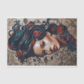 Unique Modern Women Decoupage Tissue Paper