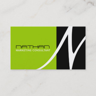 Unique Monogram Business Cards