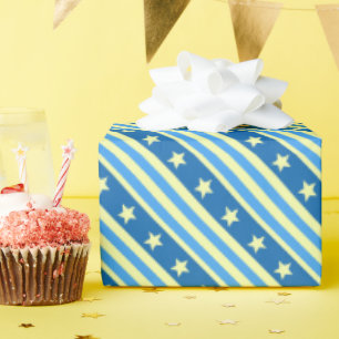 Unique Monogram Whimsical Joyful Mothers Day Wrapping Paper