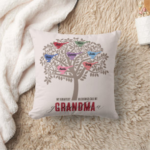Unique Mother’s Day Gifts Grandma Grandchildren Cushion