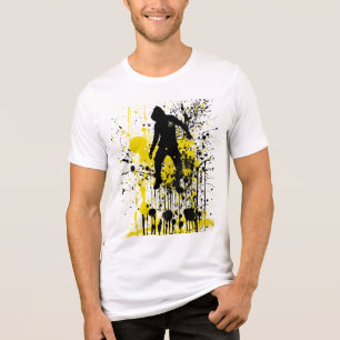 Unique Motion-Inspired Design Tri-Blend Shirt