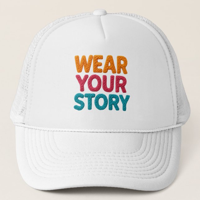 Unique Motivational Summer Hat (Front)