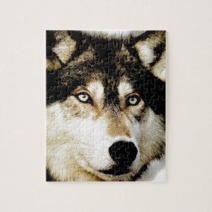 Unique Motivational Wolf Jigsaw Puzzle